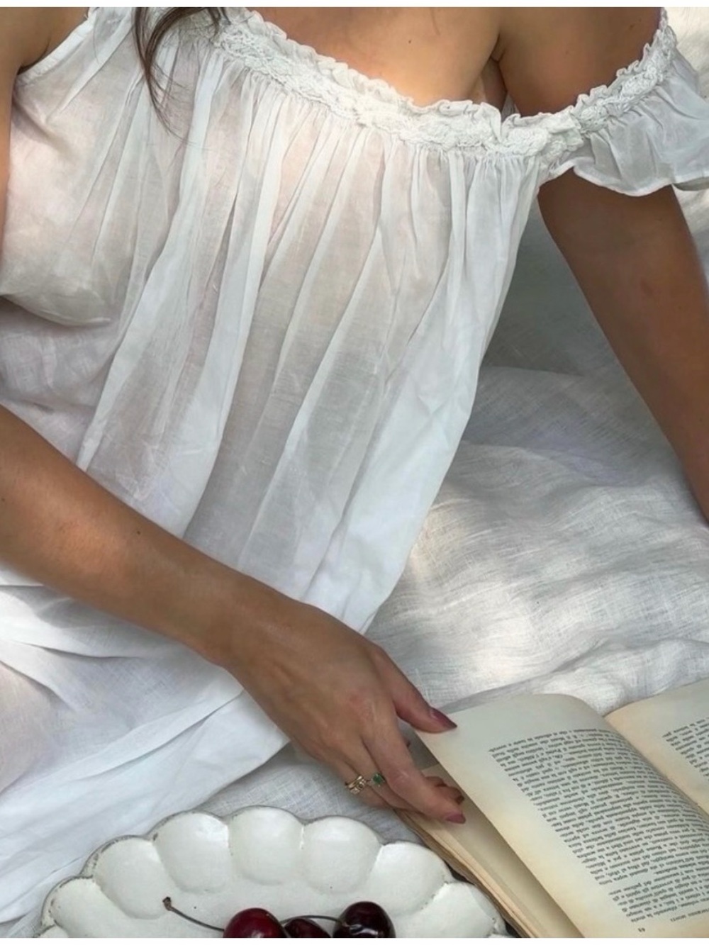 DOEN -Salt- Orelle Nightgown XS - Picture 5 of 10